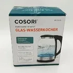 COSORI GK172 Schnurloser Wasserkocher, Glasgeh&auml;use, 1,7 l F&Atilde;1/4llmenge, 2200...