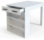 Esszimmertisch Vicco Repose Wei&szlig; 67 x 100 cm, Model 30036 - Wei&szlig;