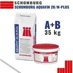 SCHOMBURG Aquafin 2K/M-PLUS Flexible Dichtungsschl&auml;mme Abdichtung 35 KG Grau A+B