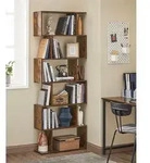 VASAGLE B&uuml;cherregal mit 6 Ebenen Vintage 70 x 24 x 191,6 cm aus Holz Standregal -