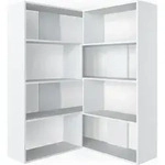 Eckregal Vicco Laine Wei&szlig; 170 x 142.4 cm, Model 32022 - Wei&szlig;