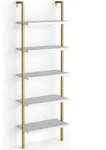 B&uuml;cherregal Vicco Ava Wei&szlig; 60 x 183 cm, Model 32097 - Wei&szlig;