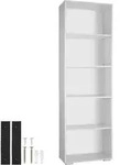 tectake&reg; B&uuml;cherregal Lexi 60 x 30 x 190 cm - Wei&szlig;