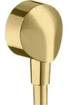Schlauchanschluss Fixfit o R&uuml;ckflussv. polished gold optik - Silber