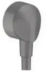 Hansgrohe Schlauchanschlu&szlig; Fixfit DN15 Brushed Black Chrome, 27454340