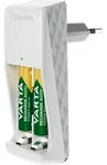 Mini Charger (wei&szlig;, inkl. 2x Recharge Accu Power AAA 800 mAh) - Wei&szlig;