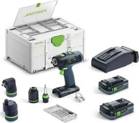 Festool 577609, Festool Akku-Bohrschrauber T 18+3 HPC 4,0 I-Set
