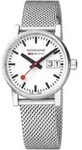 Mondaine Herren Uhr Armbanduhr 40 mm MSE.40210.SM evo2 Edelstahl - Silber