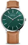 Bering Herren Armbanduhr Solar 15439-508 - Gr&uuml;n