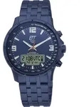 ETT EGS-11566-31M Funk-Solar Herrenuhr Professional Arctica Blau - Blau