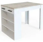 Esszimmertisch Vicco Repose Sonoma/Wei&szlig; 67 x 100 cm, Model 32864 - Braun/Wei&szlig;