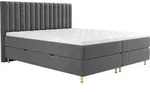 MIRJAN24 Boxspringbett Elegance, Stilvoll Doppelbett mit zwei Bettk&auml;sten und Topper