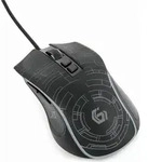 EnerGenie USB LED Gaming Maus schwarz - Ergonomisch mit 4 DPI-Stufen - Schwarz