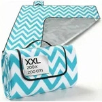 DETEX&reg; Picknickdecke Campingdecke XXL 200x200 cm Wasserdicht W&auml;rmeisoliert...