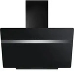 YUNA Dunstabzugshaube DUSANKA 60 cm Schwarz Glasfront 3 Leistungsstufen 47W