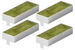 Siemens HZ9VRCR1, Filter f&uuml;r Dunstabzugshaube, Wei&szlig;, Gelb, Siemens, 400 g, 95 mm,