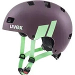 Uvex Kinder Fahrradhelm KID 2 CC plum-mint : 55-58 Gr&ouml;&szlig;e: 55-58