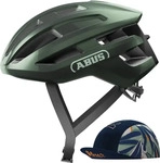 ABUS 91975, ABUS Rennradhelm PowerDome ACE - mit ABUS Race Cap - leichter Fahrradhelm