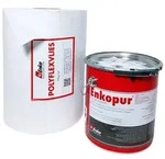 SET ENKOPUR Fl&uuml;ssigkunststoff 4KG + Polyflexvlies 3m
