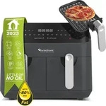 TurboTronic Doppel Hei&szlig;luftfritteuse XXL - TT-DAF5 - Dual Zone Airfryer 9 Liter