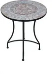 Primaster Tisch Provence &Oslash; 60 cm, H&ouml;he 72 cm, rund, Mosaik