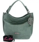Fritzi aus Preu&szlig;en Shopper Umh&auml;ngetasche Eco Fritzi01 Hobo Leaf gr&uuml;n - Gr&uuml;n