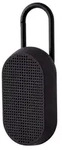 Lexon MINO T Bluetooth-Lautsprecher mit Karabiner, wasserabweisend (Schwarz) -