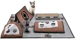 CanadianCat C10338, Katze, Mehrfarbig, Filz, 900 mm, 1100 mm, 275 mm - Hellgrau