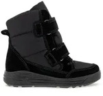 Ecco Kinder Winterstiefel URBAN SNOWBOARDER Schwarz Rauleder Textil Mix Gr&ouml;&szlig;e: 28 -