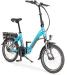 aktivelo Alu-Elektro-Faltrad &raquo;Komfort&laquo;, 20 Zoll Komfort Blau - Blau