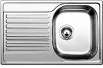 BLANCO TIPO 45 S Compact, Schrankwaschbecken, Rechteckig, Edelstahl, Edelstahl,...