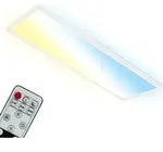 Briloner Leuchten - LED Deckenleuchte CCT, LED Deckenlampe Backlight, Ultra Flach,