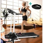 Motorisiertes Laufband mit LCD-Display Elektrisches Fitnessger&auml;t Heimtrainer App -