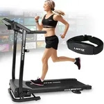Motorisiertes Laufband mit LCD-Display Elektrisches Fitnessger&auml;t Heimtrainer App -