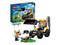 LEGO 60385 City Radlader Baufahrzeug, Bagger-Spielzeug für Kinder als Lernspielzeug