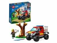 LEGO 60393 City Feuerwehr-Pickup Set, Feuerwehr-Spielzeugauto mit