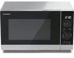 SHARP YC-PS204AE-S, 20 Liter Mikrowelle, 700W, 10 Leistungsstufen, halbdigitale