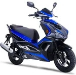 Motorroller Striker 50ccm 45km/h, Euro 5, blau, GT Union - Blau