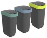M&uuml;lleimer Twist 3er-Set - Schwarz/Gelb/Blau/Gr&uuml;n