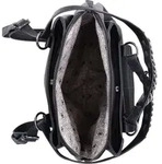 Rieker Damen Rucksack Schultertasche Handtasche coole Akzente H1036, Farbe:Schwarz -
