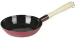 Riess Holzknecht FRY PAN 0564-19 Bratpfanne, 24 cm max. Durchmesser, emailliert,