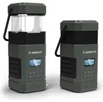 Albrecht DR 114 DAB, Batteriebetriebene Campingleuchte, Schwarz, 80 lm, USB C, Akku,