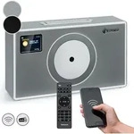 Auna Radio f&uuml;r K&uuml;che & Bad, DAB Radio mit CD Player zur Wandmontage, DAB Plus Radio