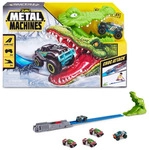 Metal Machines - Spielset Krokodilangriff Rennbahn + Auto