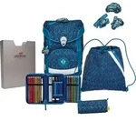 DerDieDas ErgoFlex Easy Blue Speed Schulranzen Set 5tlg. - Dunkelblau