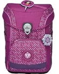 DerDieDas ErgoFlex EASY Purple Dots Schulranzen Set 5tlg. - Lila