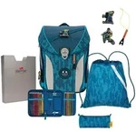 DerDieDas DerDieDas ErgoFlex Max - Schulranzen Set 5tlg. 950 g - Blau