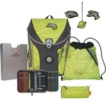 DerDieDas ErgoFlex MAX Superflash Neon Schulranzenset 5-teilig Neon Fighter neongelb