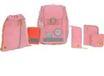 L&auml;ssig Boxy Unique pink 1205015634 Schulranzenset - Rosa