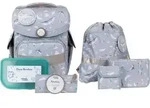 School-Mood Schulranzenset Timeless Aqua (Nordic Collection) 3822-27-127 - Hellblau